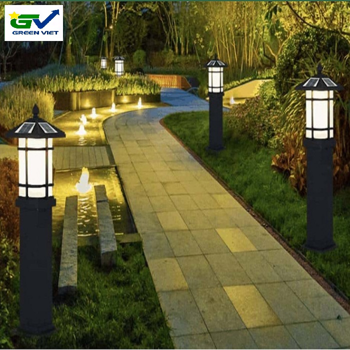 Đèn năng lượng mặt trời trang trí sân vườn DTSV52