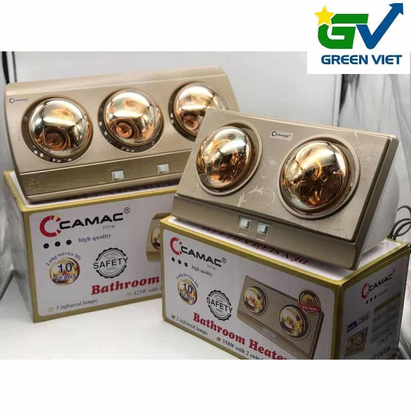 ĐÈN SƯỞI NHÀ TẮM CAMAC 2 BÓNG
