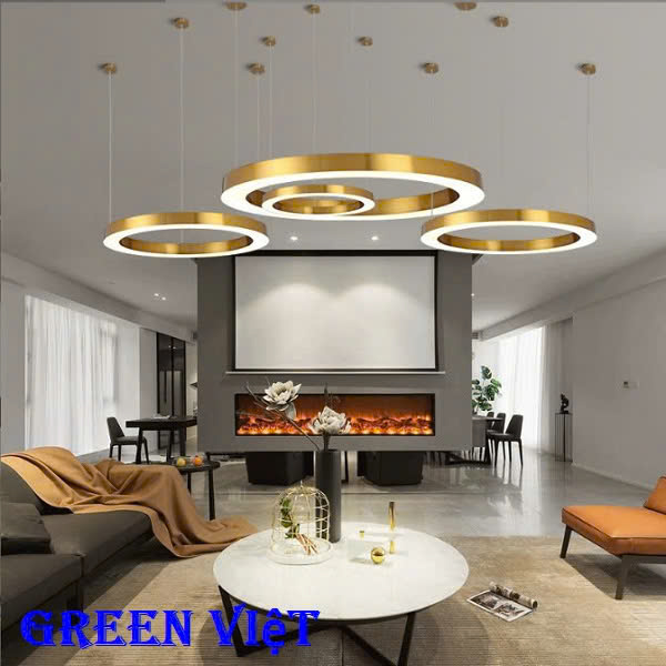 Đèn thả hình vòng tròn hiện đại DTHT01