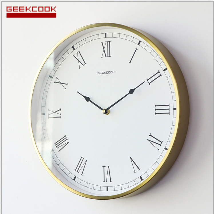 Đồng hồ treo tường decor văn phòng đổ chuông theo giờ G128