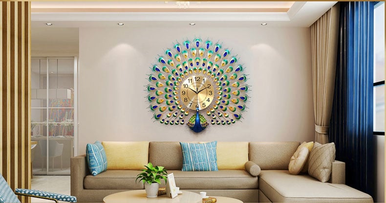 Đồng hồ treo tường decor phòng khách mã PK12