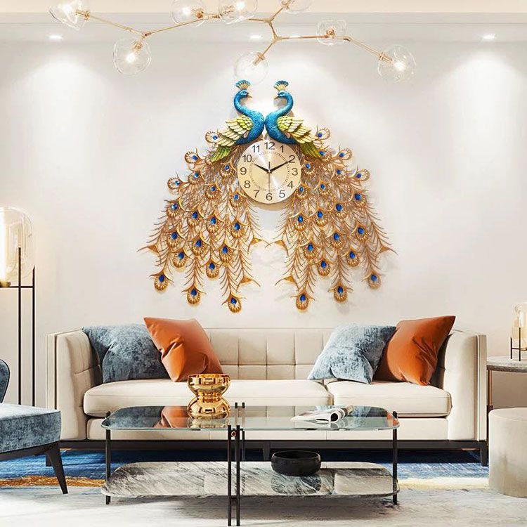 Đồng hồ treo tường nghệ thuật DHD072 - Đồng hồ Decor phòng khách