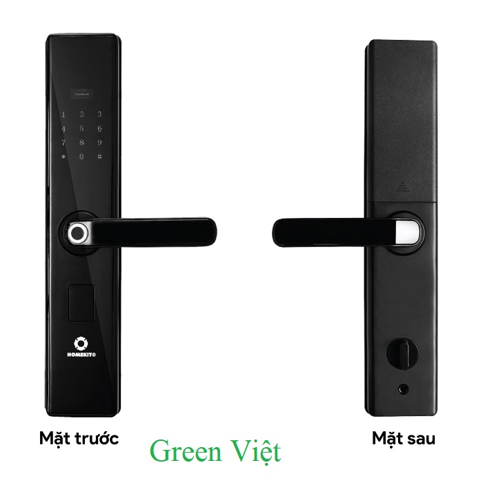 Khoá vân tay chuyên lắp cho cửa gỗ 4 tính năng AB-07E