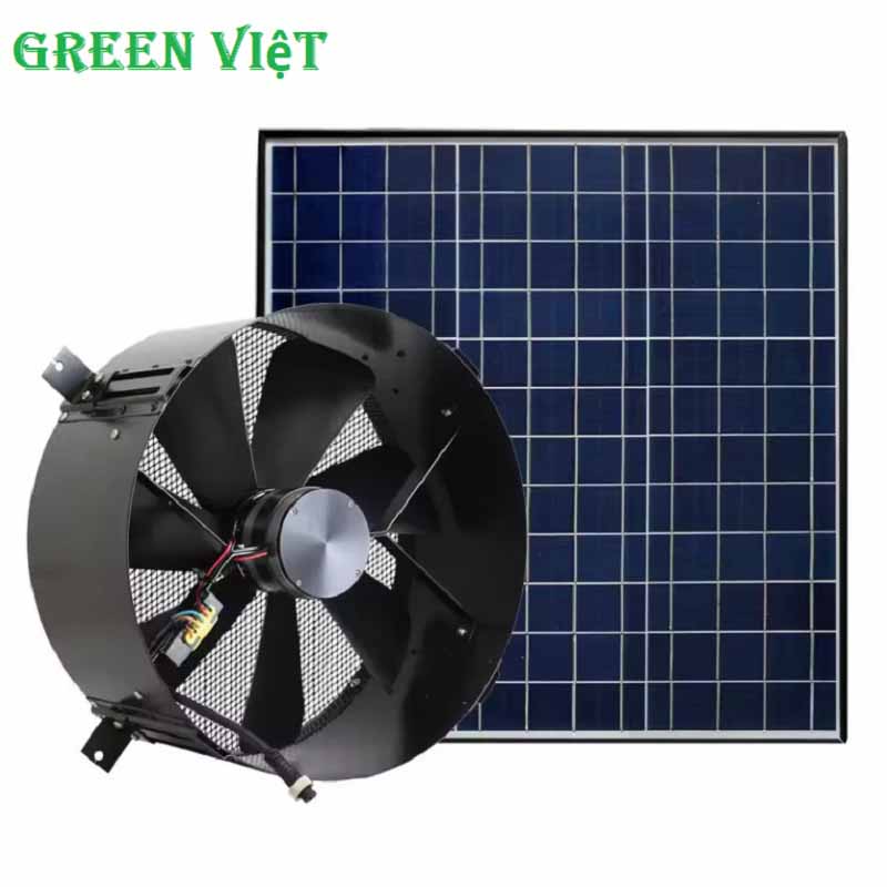 Quạt thông gió công nghiệp QTG02 bằng năng lượng mặt trời