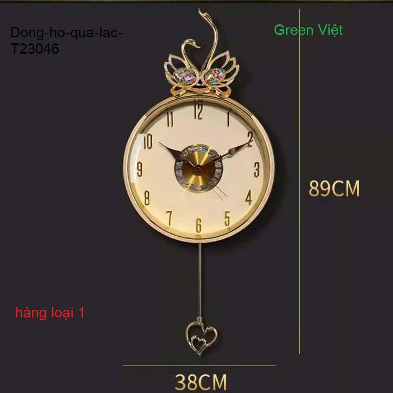 Đồng hồ quả lắc T23046 Trang Trí Cao Cấp Tuyệt Đẹp