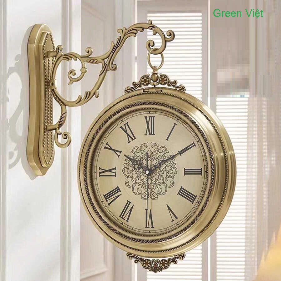 Đồng hồ treo tường 2 mặt PK04A Sang Trọng Đẳng Cấp