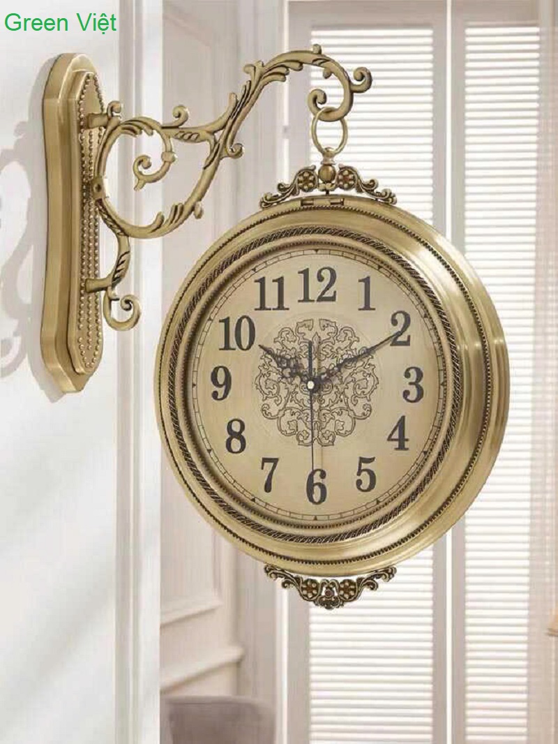 Đồng hồ treo tường 2 mặt PK04A Sang Trọng Đẳng Cấp