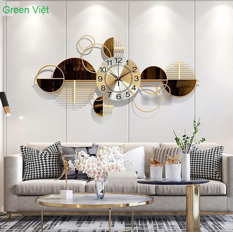 Đồng Hồ Treo Tường decor Nghệ Thuật GV01B