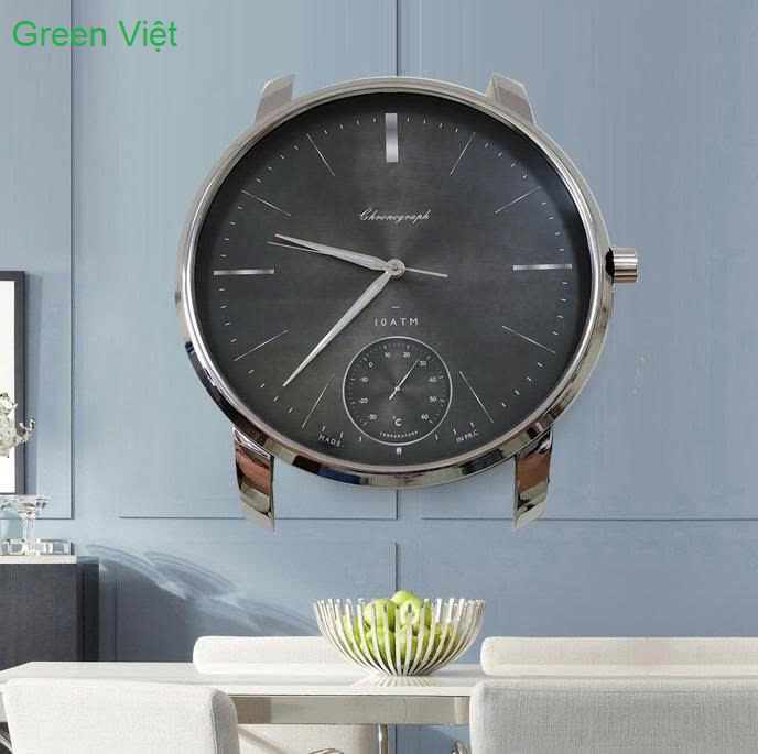 Đồng hồ treo tường nghệ thuật GV1-121 - Decor hiện đại KT 45cm