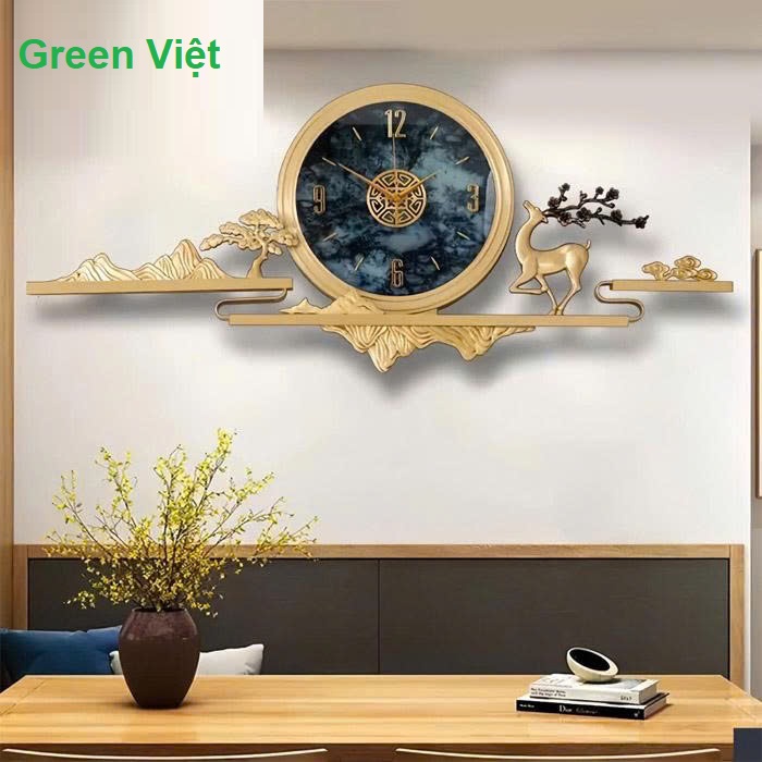 Đồng hồ treo tường trang trí cao cấp DHCC.12203 hưu đồng