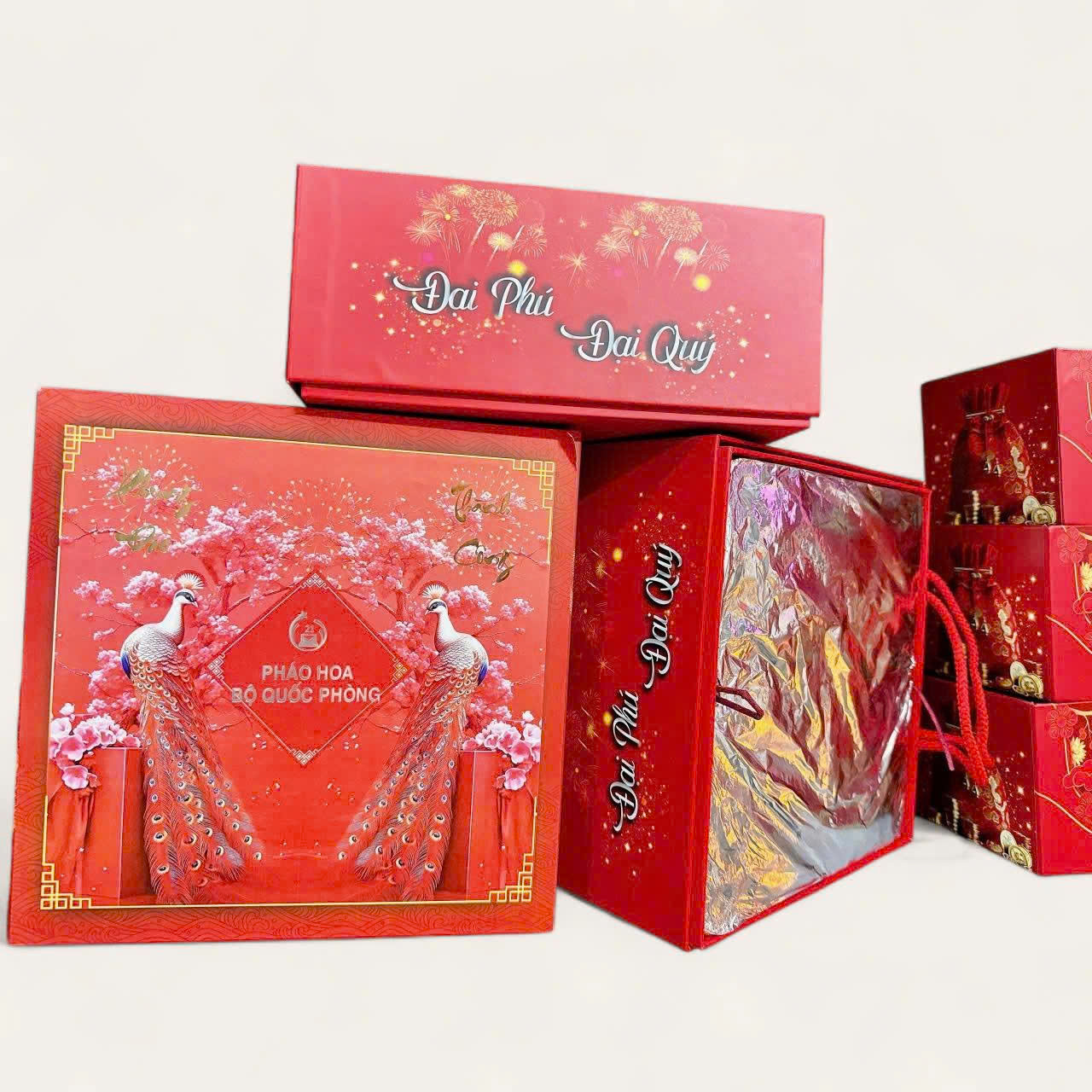 Giàn Pháo Hoa 100 Quả Ghép Bộ Quốc Phòng