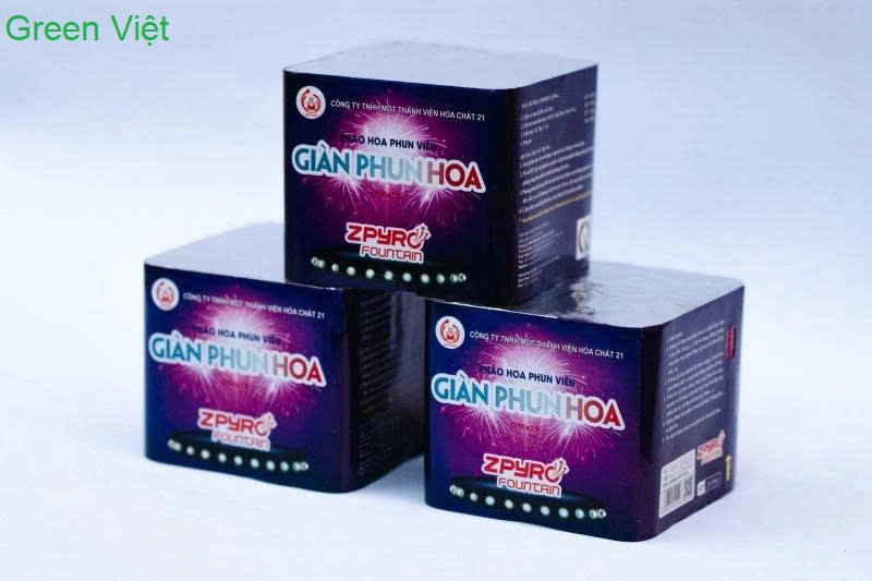 Giàn Phun Hoa D16x25 pháo hoa Z121 Bộ Quốc Phòng