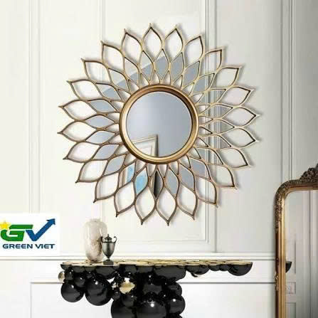 Gương tranh decor trang trí TG1016 Green Việt