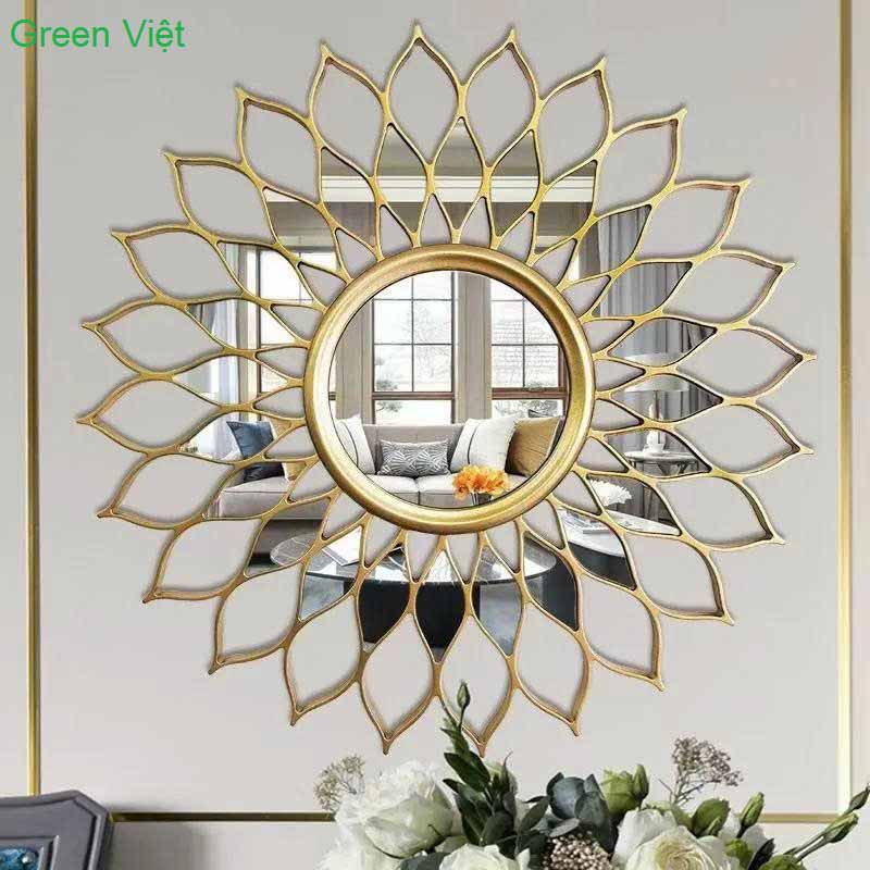 Gương tranh decor trang trí TG1016 Green Việt