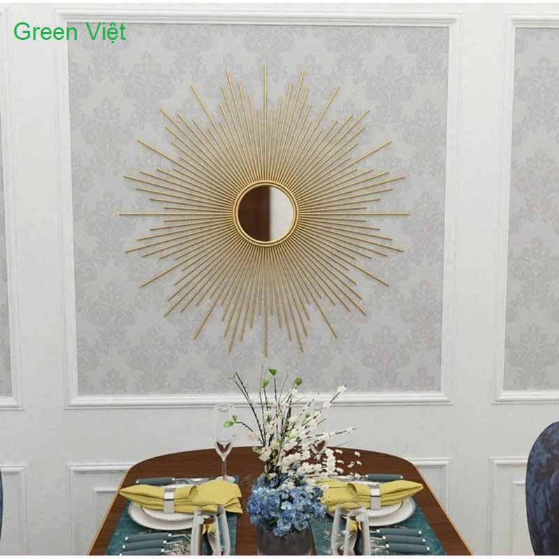 Gương tranh decor trang trí TG1018 Green Việt
