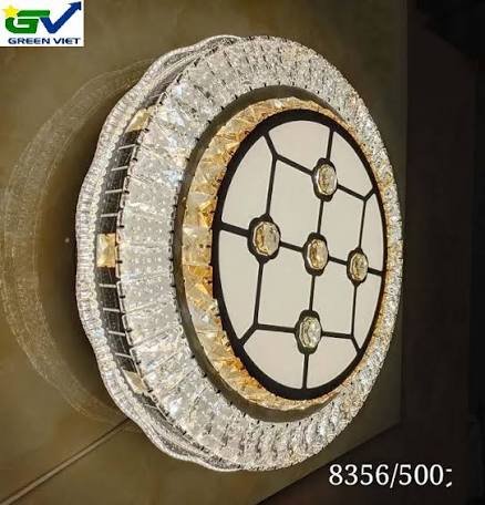 Đèn ốp trần trang trí cao cấp pha lê T8341