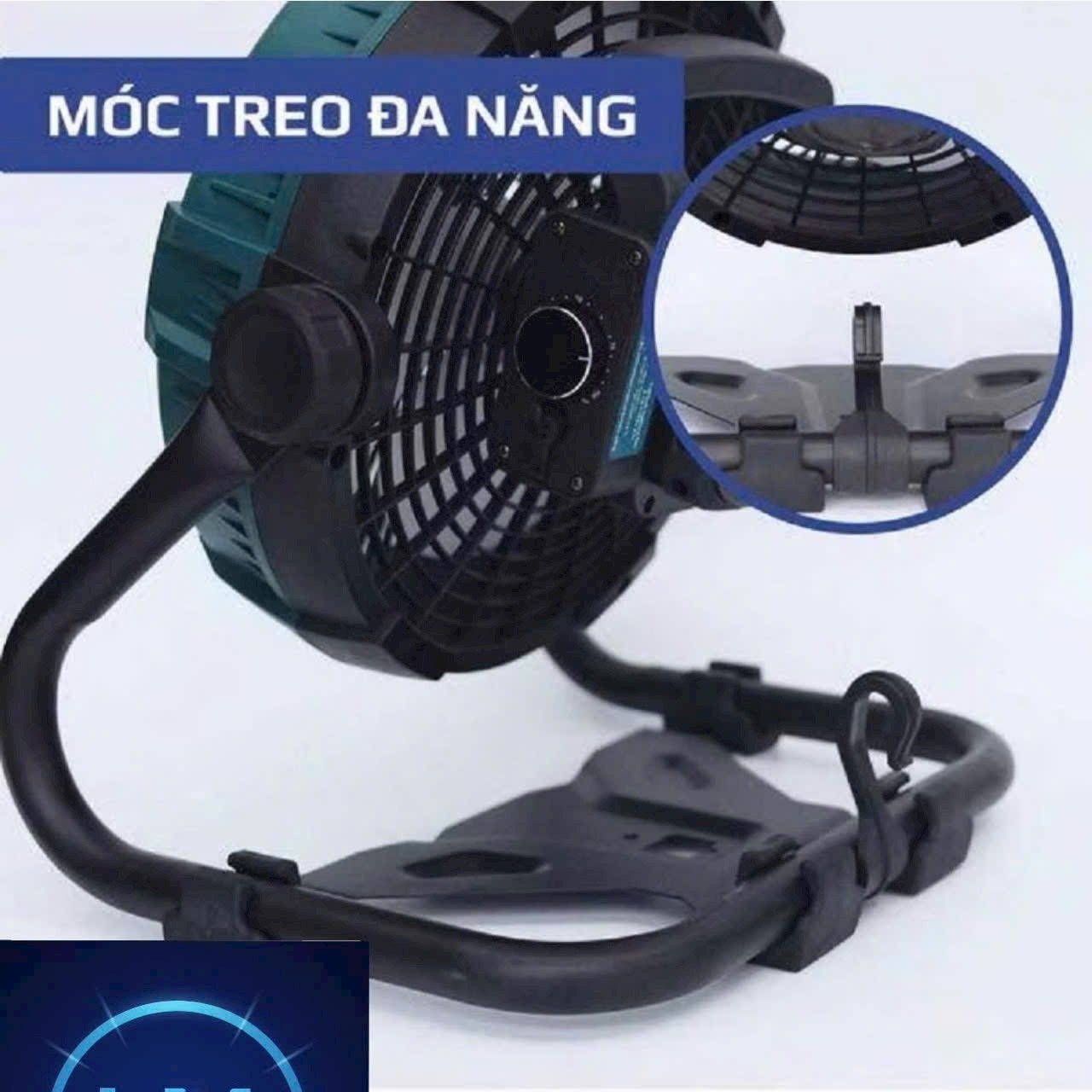 Quạt Tích Điện Siêu Bền Cho Chuyến Đi Du Lịch QT021