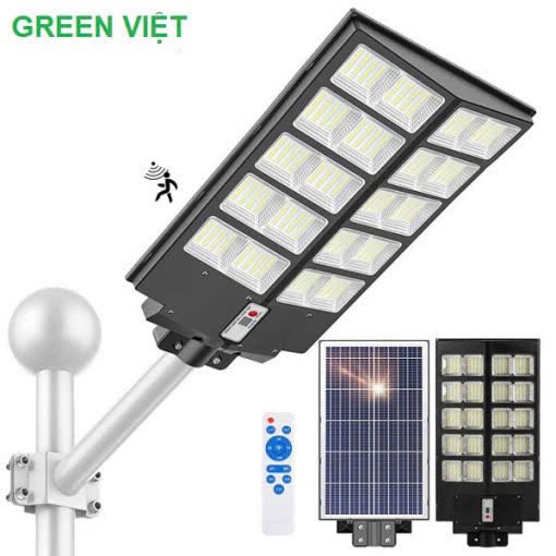 Đèn năng lượng mặt trời đường đi và sân vườn tấm pin liền LTM.1000W