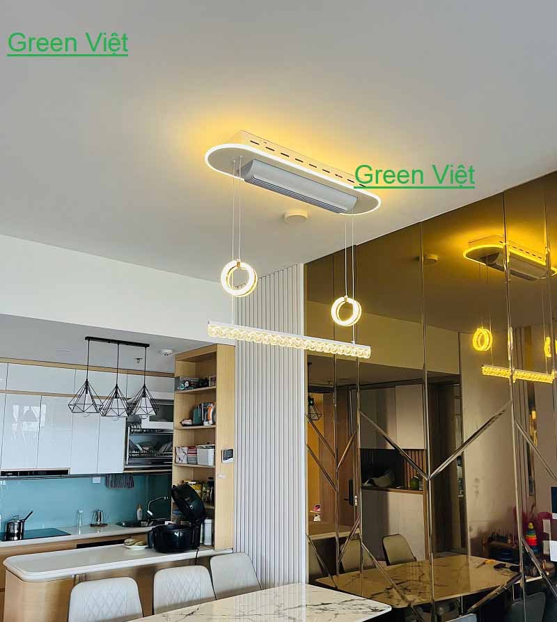 Quạt Đèn Ốp Trần QDTK0927 Phòng Ăn