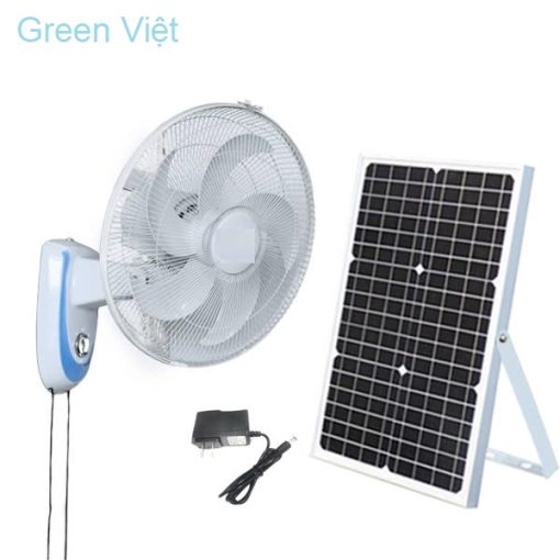 Quạt Treo Tường Năng Lượng Mặt Trời QTV-21