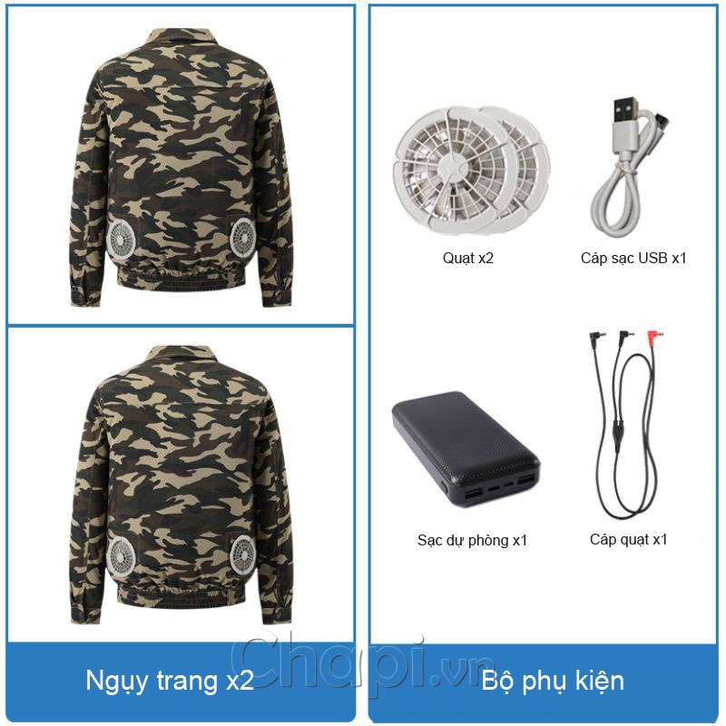 Áo quạt điều hòa làm mát cao cấp AHV.08