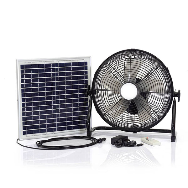 Quạt tích điện năng lượng mặt trời treo tường QNLMT.15.121