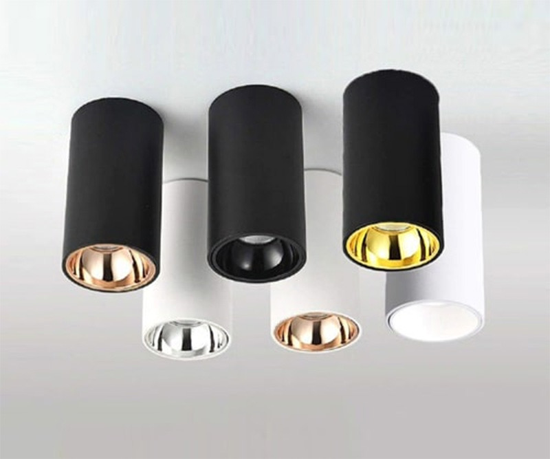 Đèn led ống bơ 20w rọi tranh gắn trần