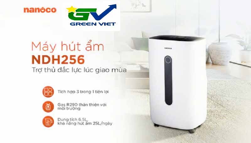 Máy hút ẩm Nanoco NDH256