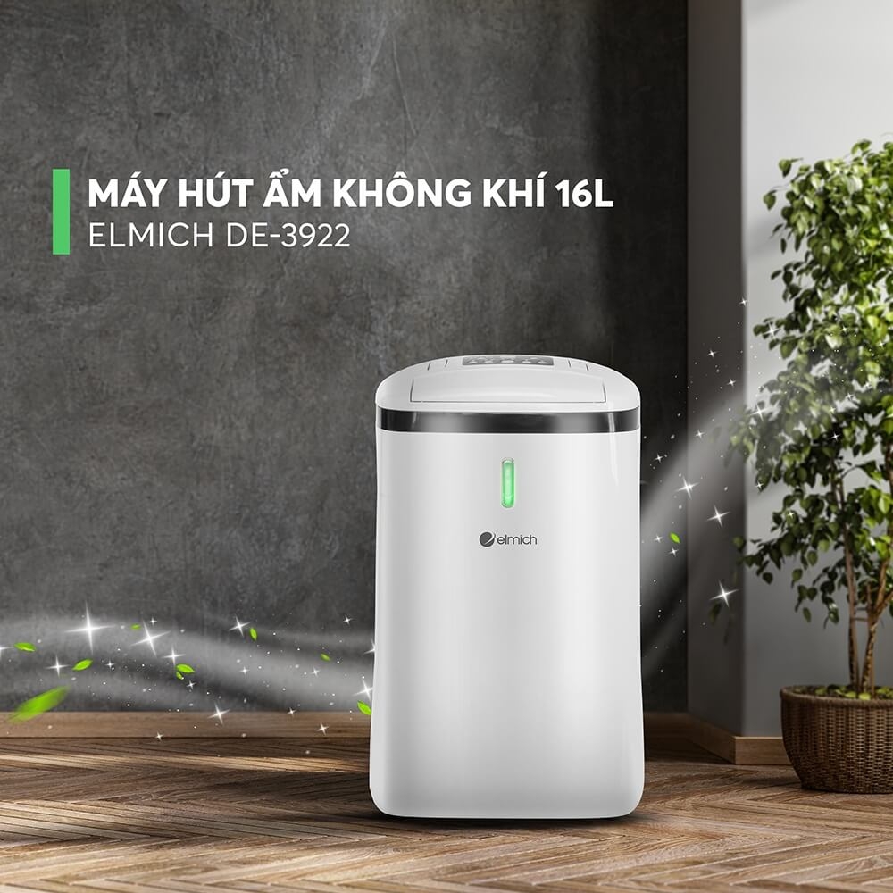 Máy Hút Ẩm Kèm lọc Sấy Không Khí 16L