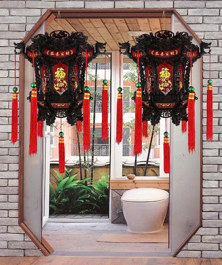 Đèn lồng trang trí PL05 nhấp nháy và xoay 360 độ