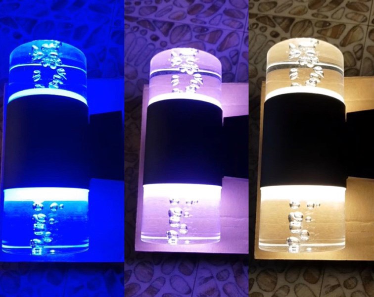 Đèn led trụ pha lê 2 đầu D90 DTTG-02 hình giọt nước