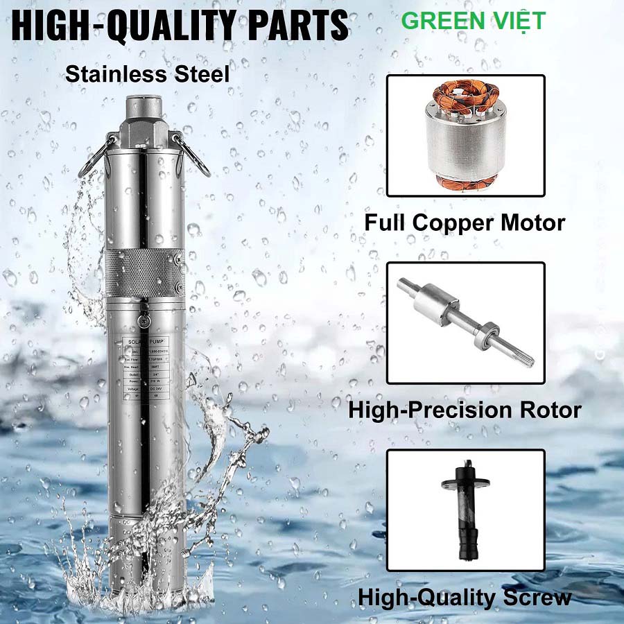 Máy bơm năng lượng mặt trời 2.2kW