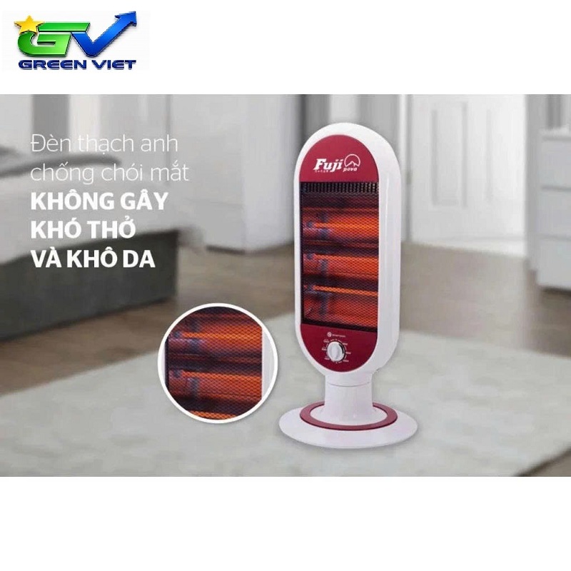 Máy Sưởi 3 Bóng Hồng Ngoại Fuji Pova - FJ01