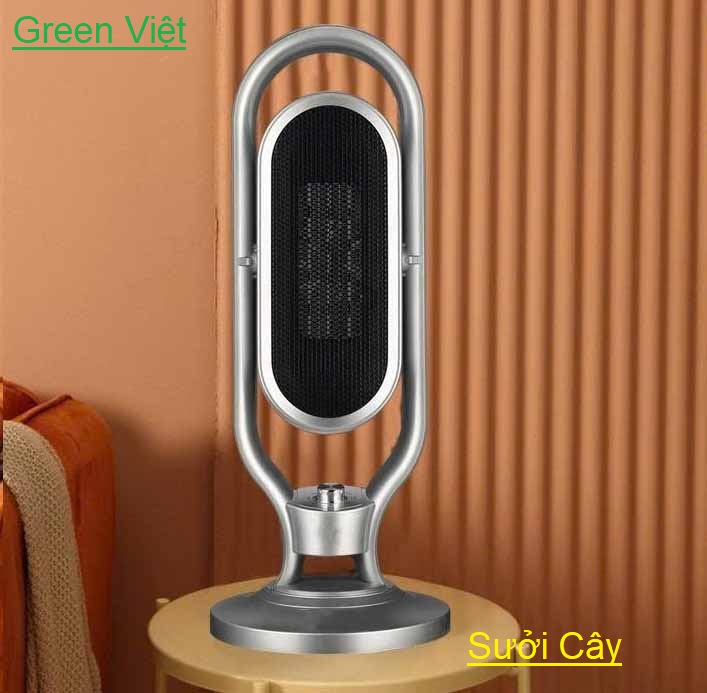 Máy sưởi ấm bằng gốm Ceramic an toàn GH02 hàng chính hãng Green Việt