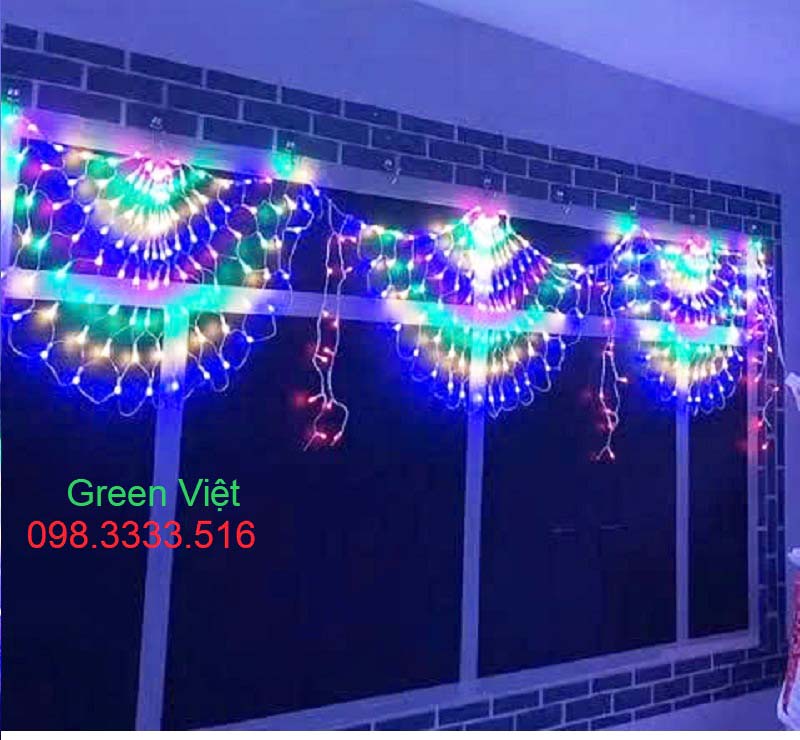 Nguồn sỉ Bộ đèn nháy LED đuôi công 3m