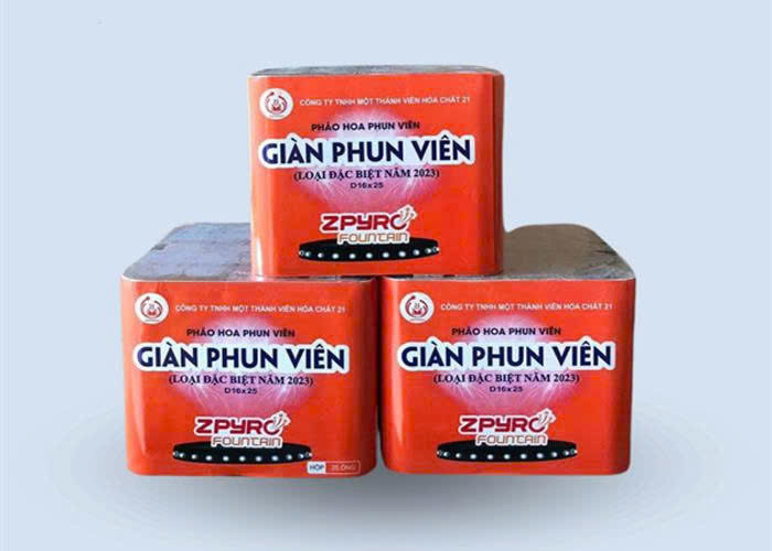 Pháo Hoa Giàn Phun Viên Z121 Bộ quốc Phòng