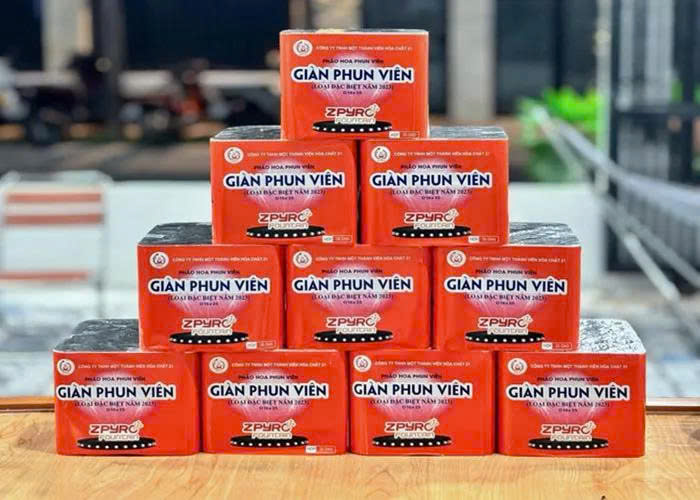 Pháo Hoa Giàn Phun Viên Z121 Bộ quốc Phòng
