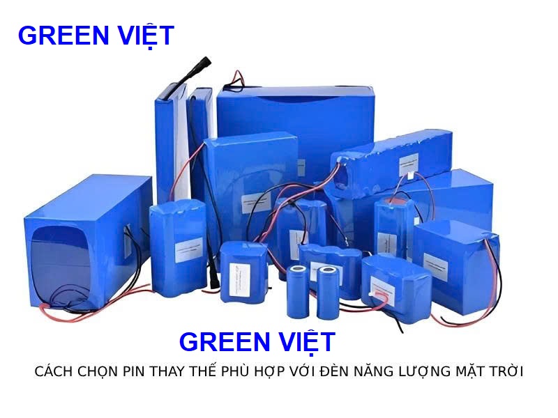 Pin lưu cho quạt năng lượng mặt trời