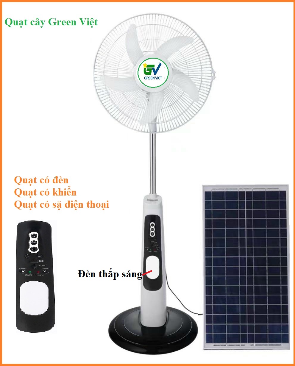 Quạt cây năng lượng mặt trời QC.05