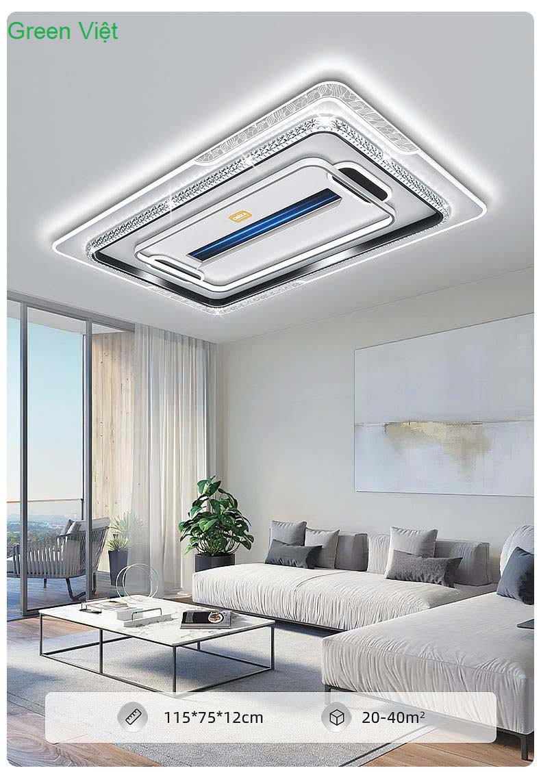 Quạt Đèn Ốp Trần Cao Cấp QDCT-26