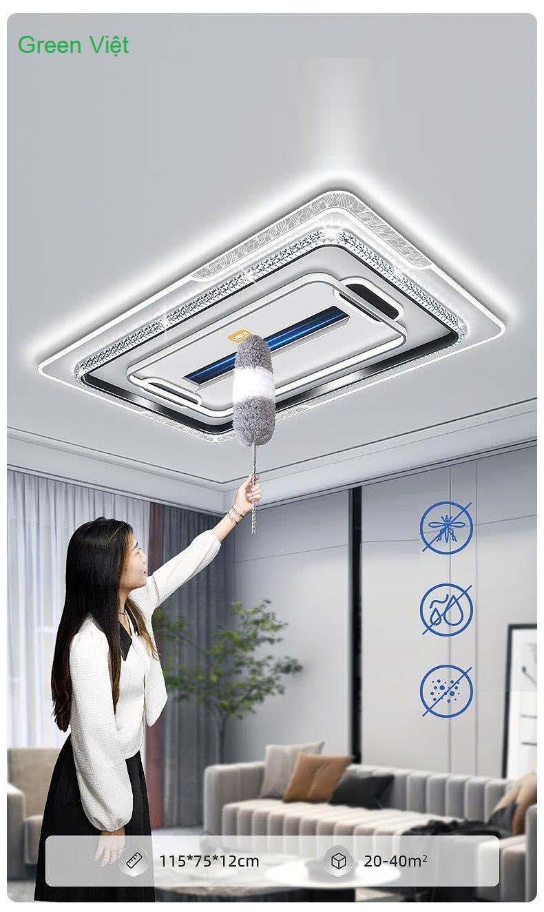 Quạt Đèn Ốp Trần Cao Cấp QDCT-26