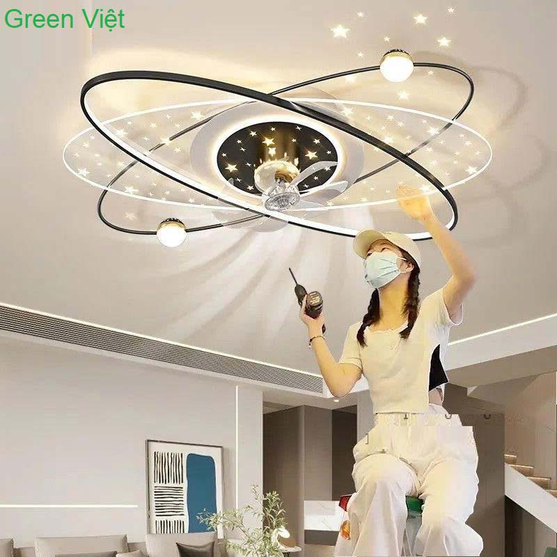 Quạt Đèn Ốp Trần QOT-110 Hiện Đại