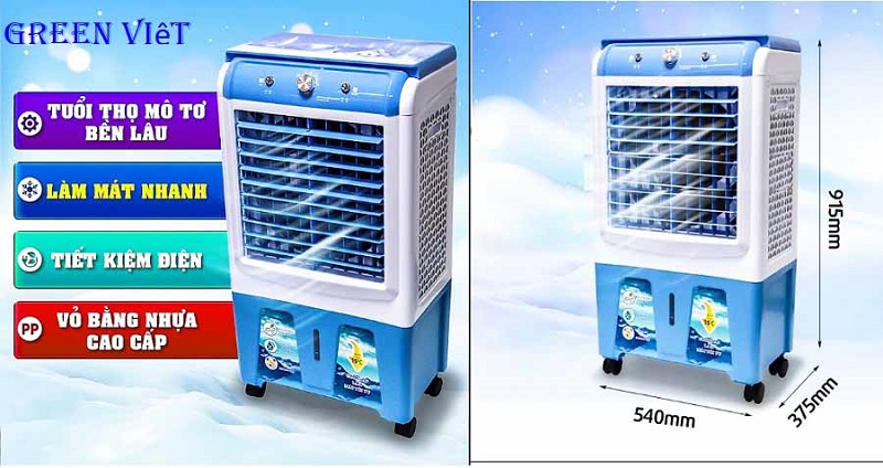 Quạt điều hòa hơi nước 45lit DHHN-01