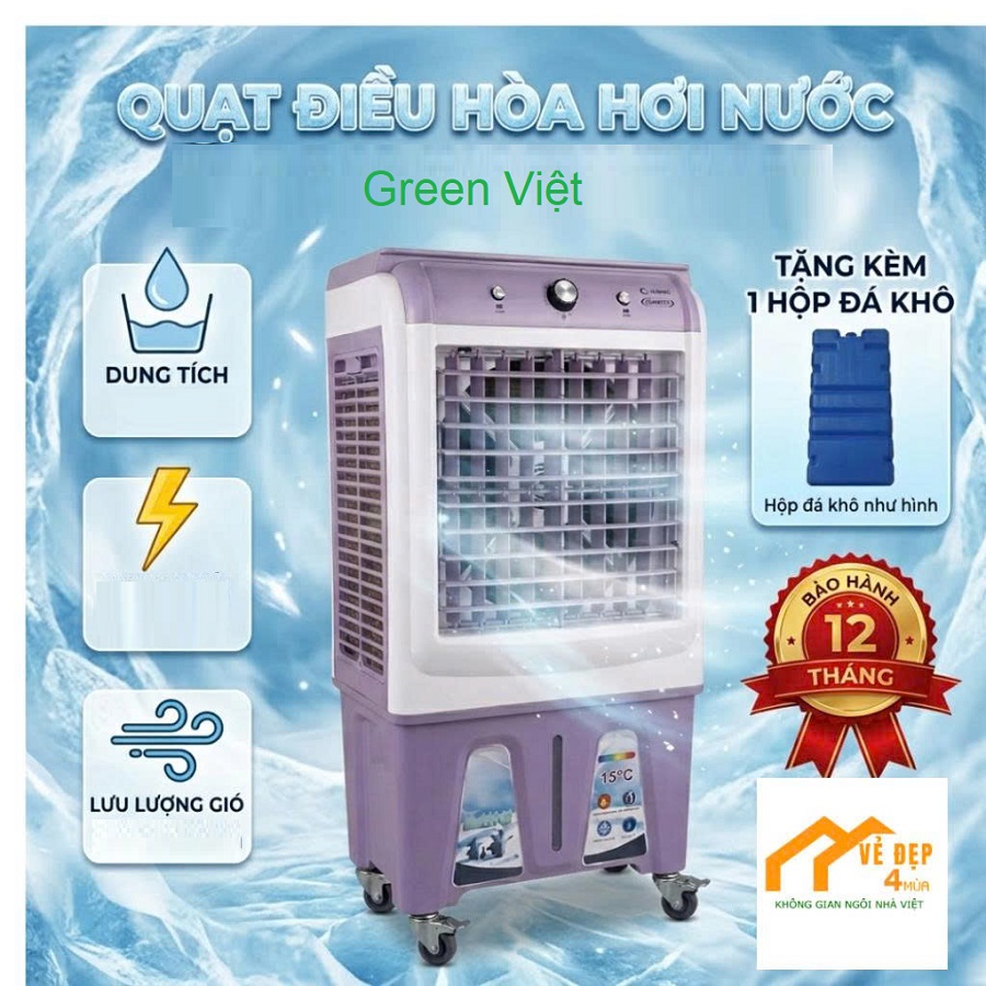 Quạt điều hòa hơi nước 45lit DHHN-08 Cao Cấp