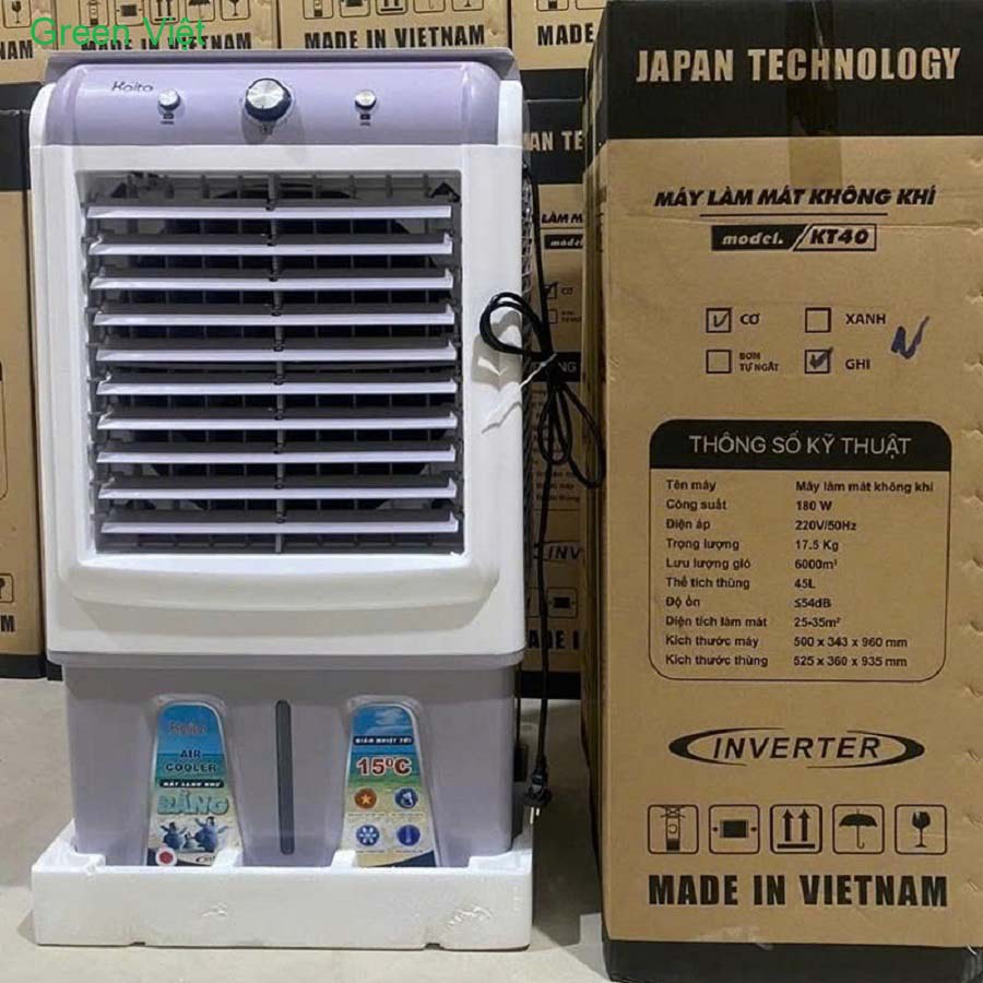 Quạt điều hòa hơi nước 45lit DHHN-08 Cao Cấp