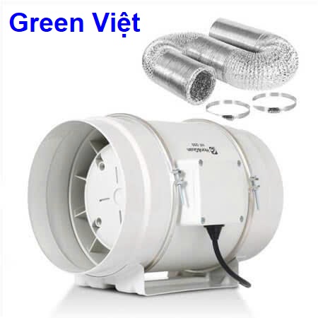 Quạt Hút Mùi Thông Gió Nối Ống Cao Cấp HGP-100