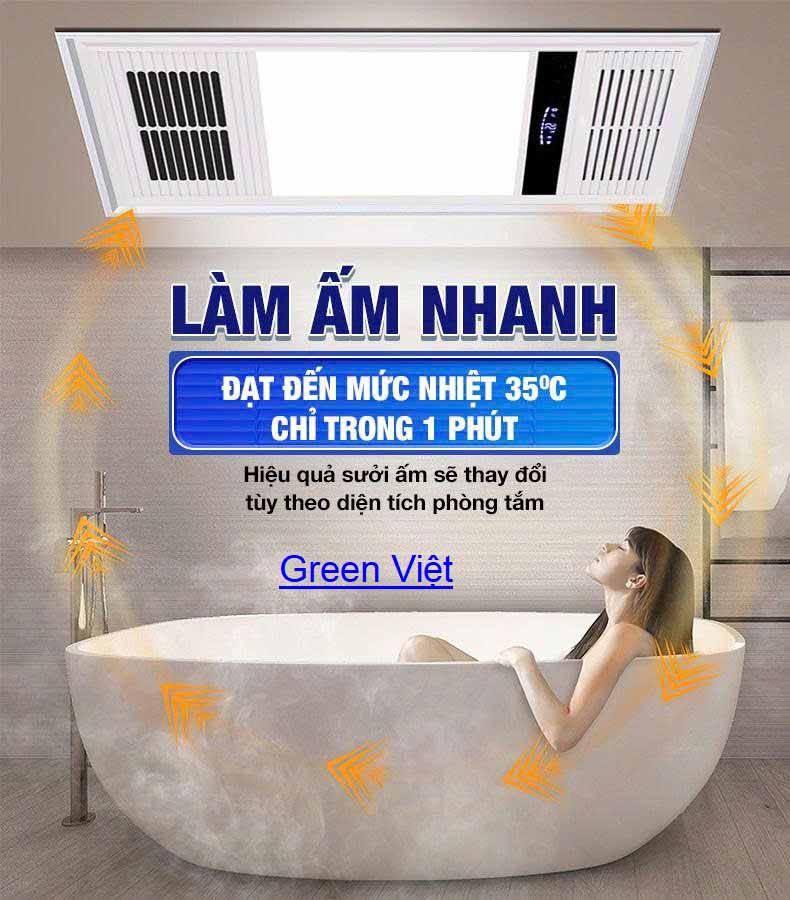 Quạt Hút Sưởi Âm Trần Cao Cấp DS02