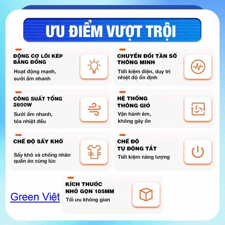 Quạt Hút Sưởi Âm Trần Cao Cấp DS02