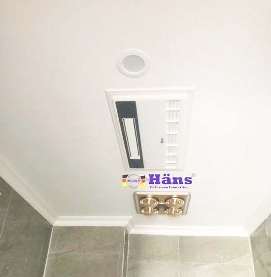 Quạt mát âm trần tích hợp thông gió Hans H20R