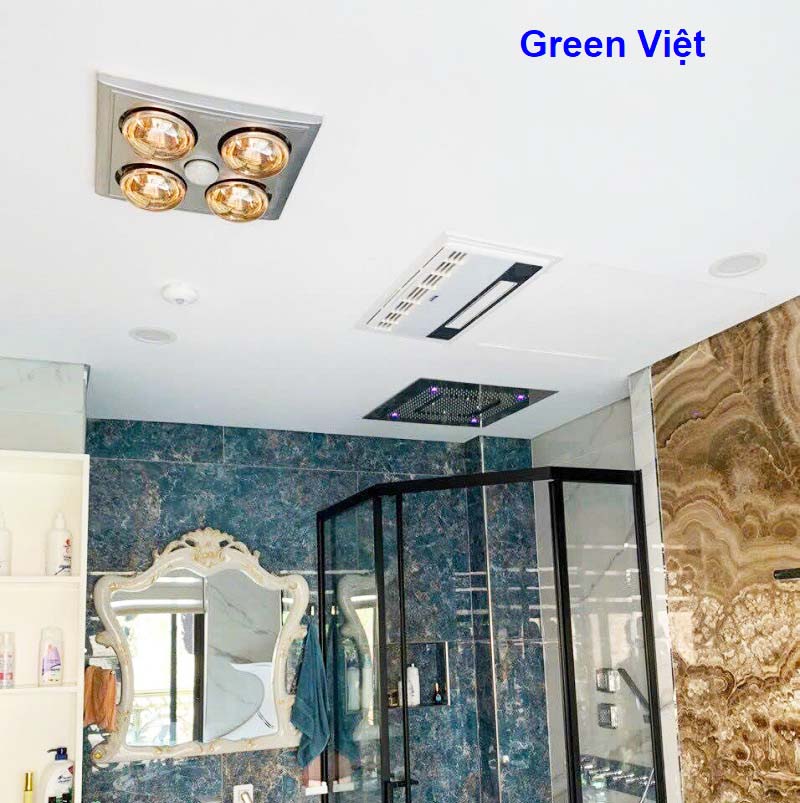 Quạt mát âm trần tích hợp thông gió Hans H20R